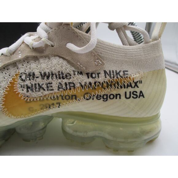 Nike Off-White Air VaporMax 2017 “The Ten” Sail/White AA3831-100 Size 7 (1H2) - Picture 13 of 16